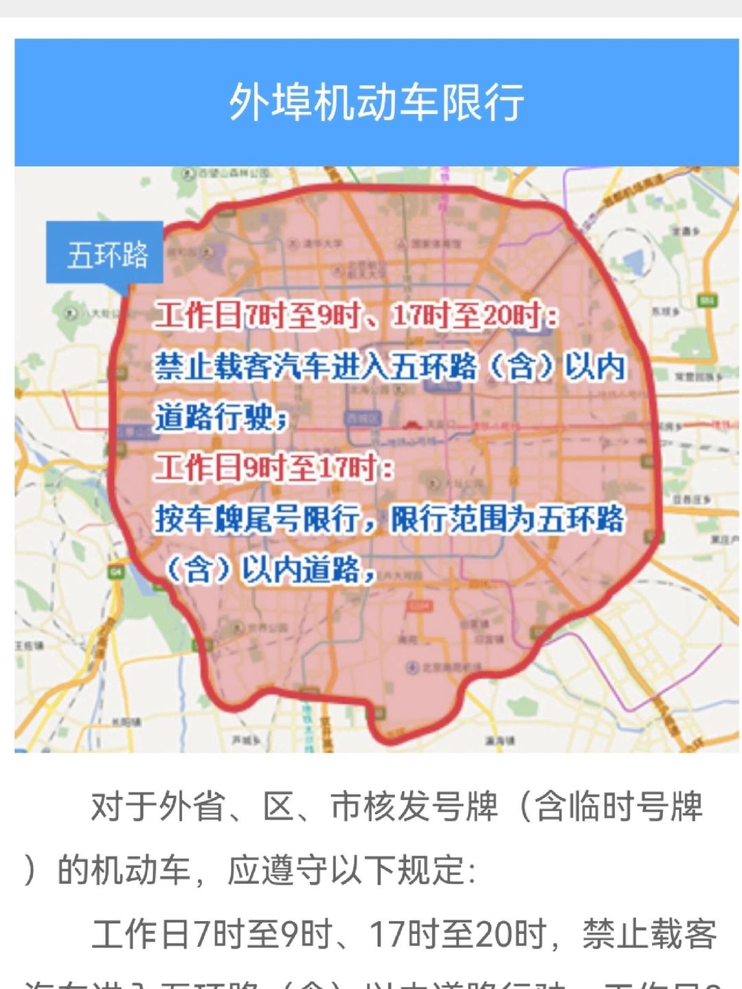 北京车辆限行规定,北京车辆限行规定时间-第2张图片