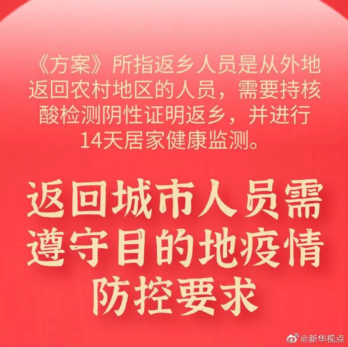 春节返乡人员最新规定,春节返乡最新政策通知-第1张图片
