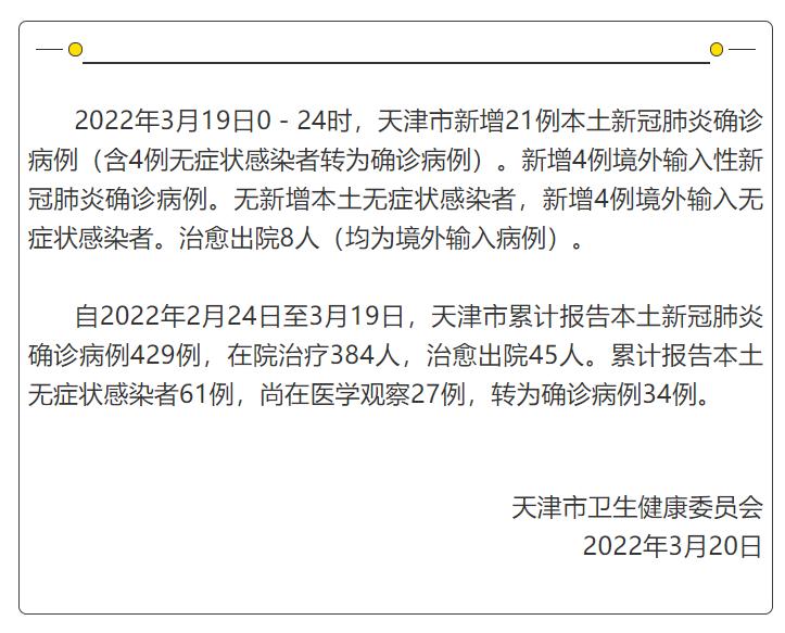 【天津新增本土确诊19例/天津新增本土病例】-第3张图片