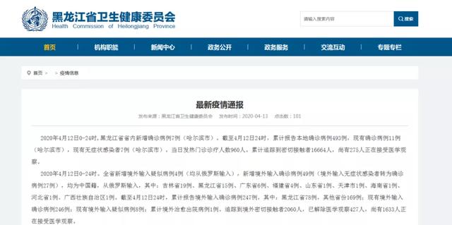 黑龙江疫情最新消息今天.黑龙江疫情最新消息轨迹